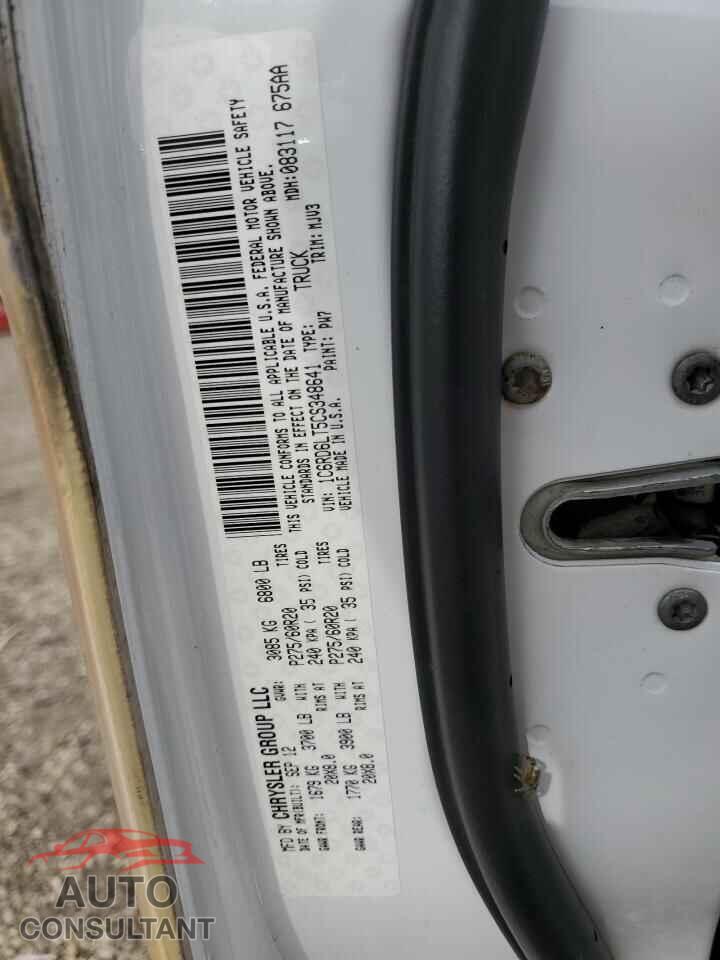 DODGE RAM 1500 2012 - 1C6RD6LT5CS348641