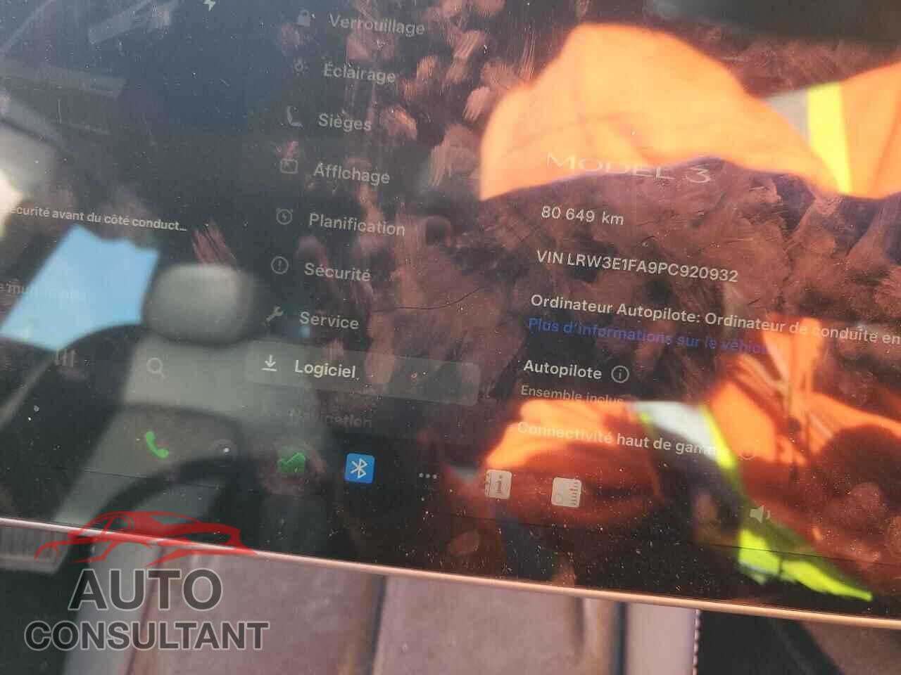 TESLA MODEL 3 2023 - LRW3E1FA9PC920932