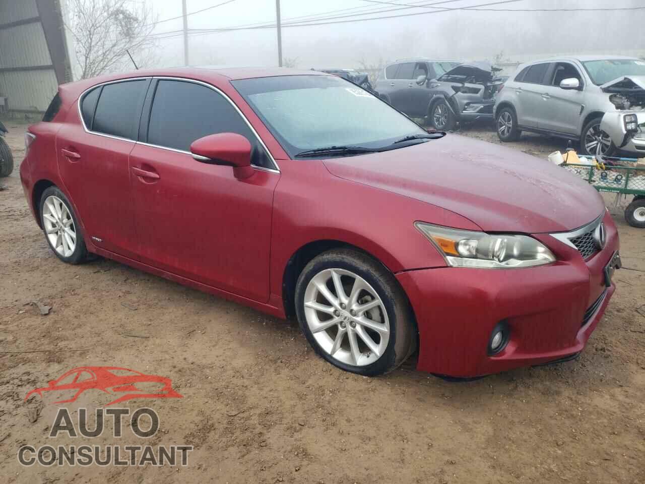 LEXUS CT 200 2012 - JTHKD5BH5C2097202