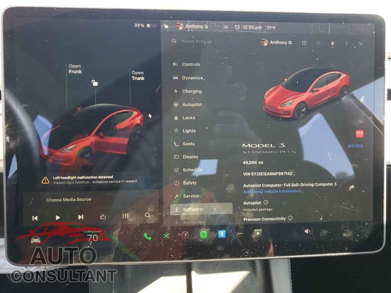 TESLA MODEL 3 2021 - 5YJ3E1EA9MF997142