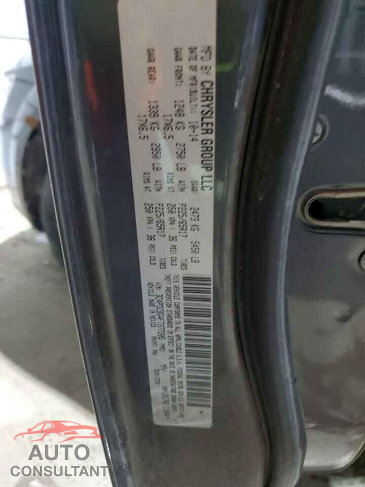 DODGE JOURNEY 2015 - 3C4PDCBG4FT577205