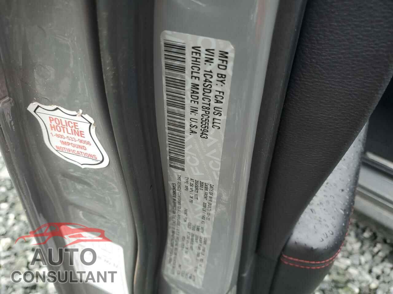DODGE DURANGO 2023 - 1C4SDJCT8PC555943