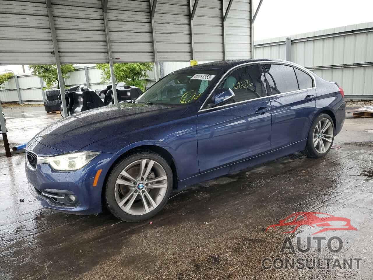 BMW 3 SERIES 2017 - WBA8B9G51HNU49945
