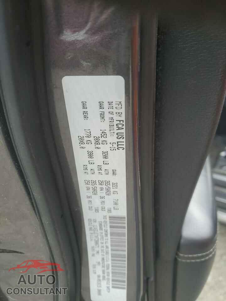 DODGE DURANGO 2015 - 1C4SDJETXFC880671