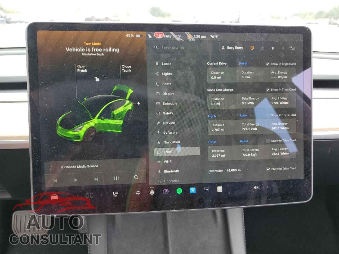 TESLA MODEL 3 2021 - 5YJ3E1EB8MF010071