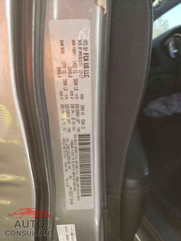 DODGE DURANGO 2018 - 1C4RDJDG6JC255146