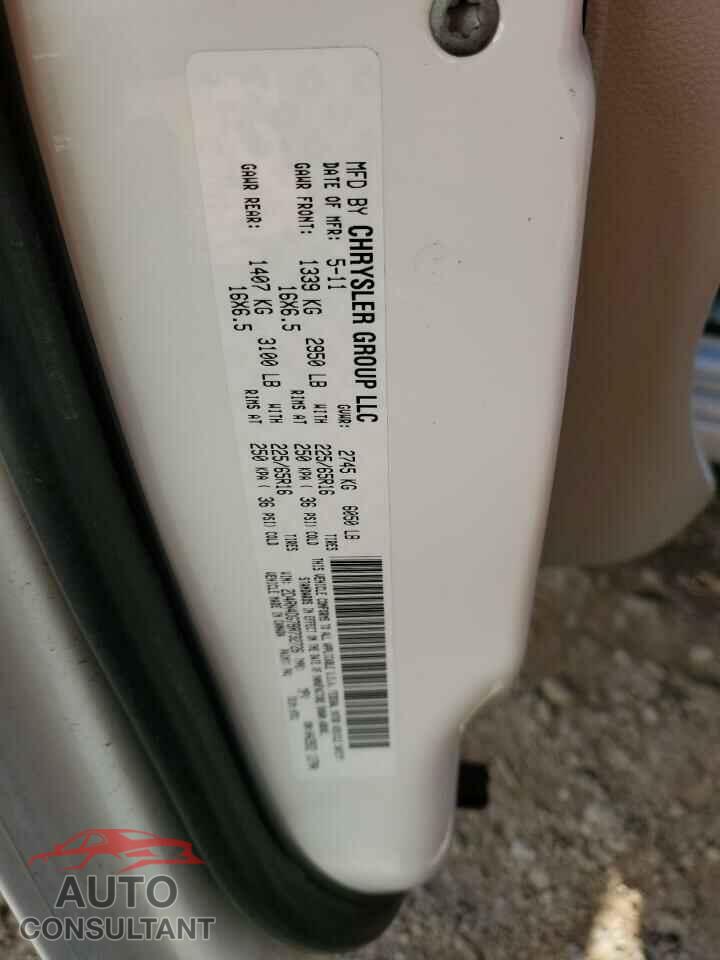 DODGE CARAVAN 2011 - 2D4RN4DG7BR732726