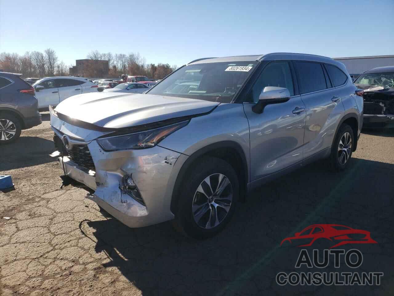 TOYOTA HIGHLANDER 2022 - 5TDGZRBH6NS222767
