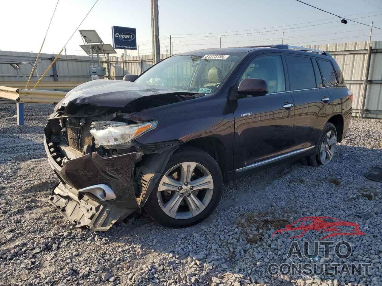TOYOTA HIGHLANDER 2013 - 5TDDK3EH6DS191244