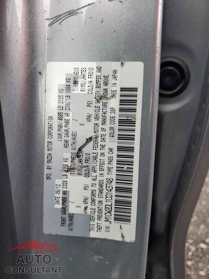 MAZDA 5 2012 - JM1CW2DL1C0143748