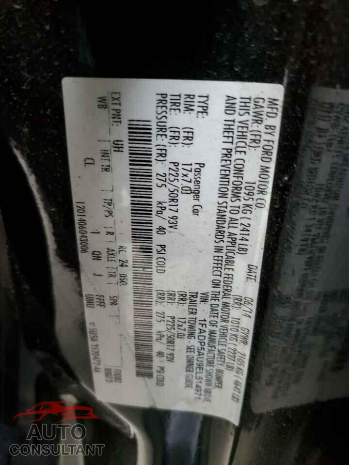 FORD CMAX 2014 - 1FADP5AU9EL514971