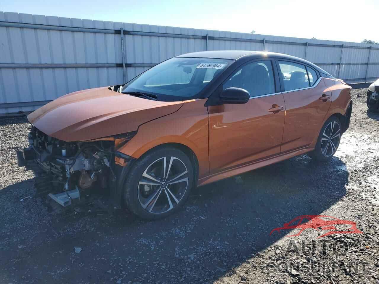 NISSAN SENTRA 2022 - 3N1AB8DV1NY290574