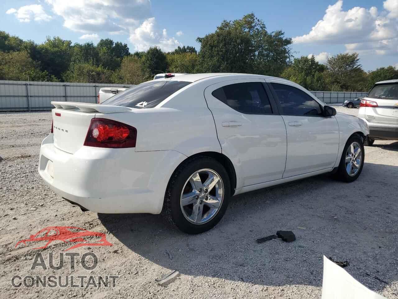 DODGE AVENGER 2013 - 1C3CDZAB8DN614460