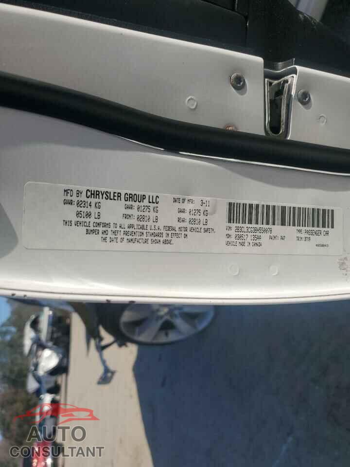 DODGE CHARGER 2011 - 2B3CL3CG3BH550078