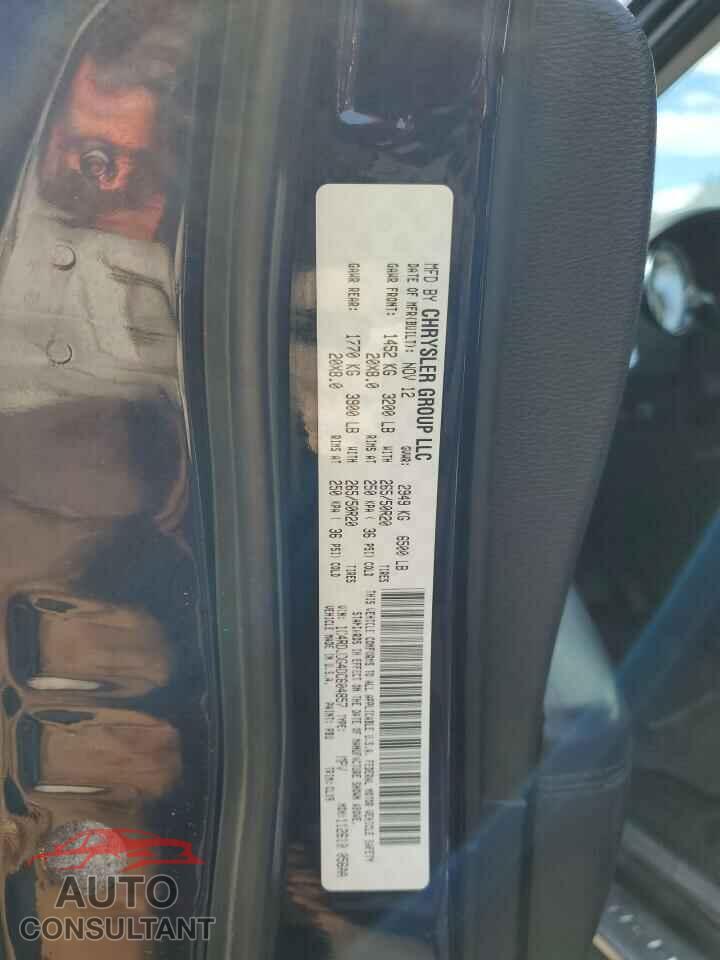 DODGE DURANGO 2013 - 1C4RDJDG4DC604857