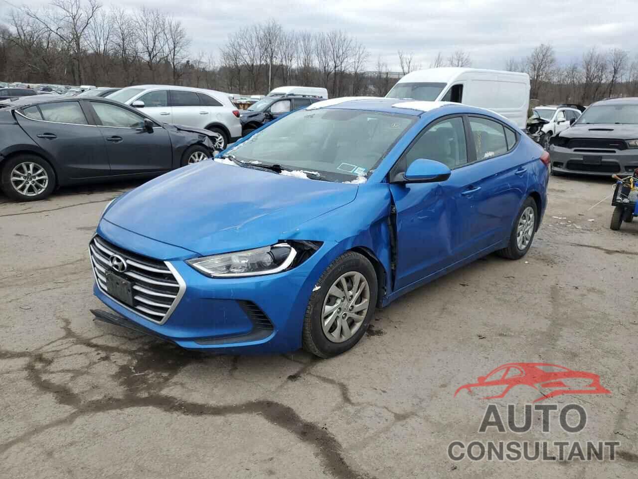 HYUNDAI ELANTRA 2017 - KMHD74LF4HU078432