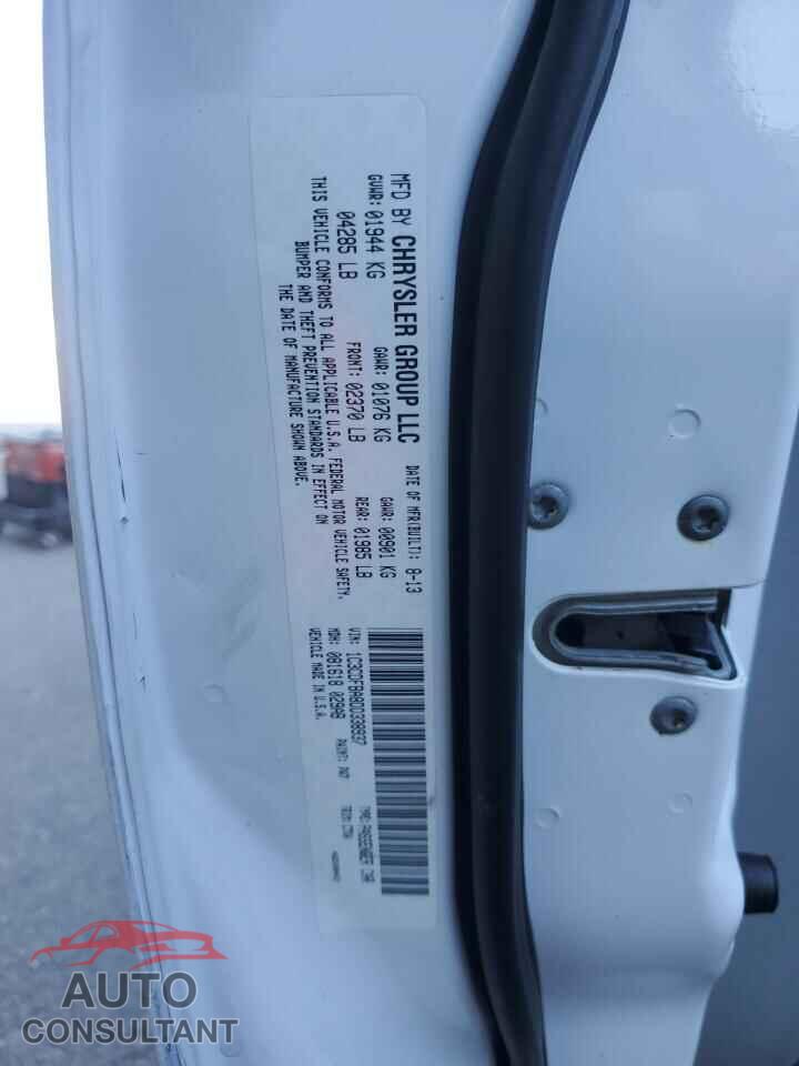 DODGE DART 2013 - 1C3CDFBA8DD338937
