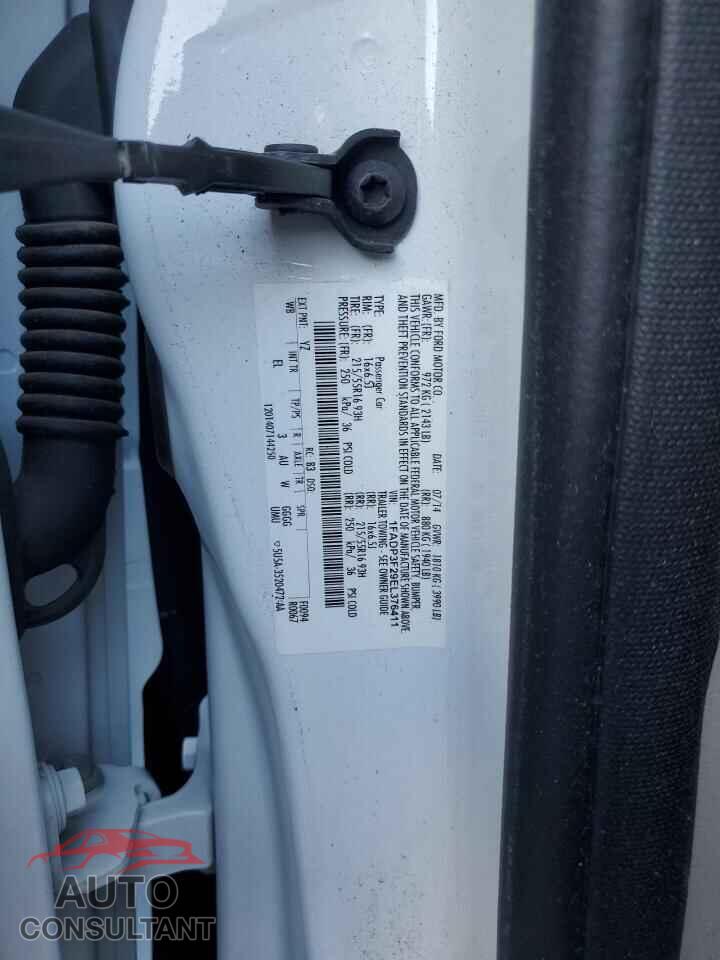FORD FOCUS 2014 - 1FADP3F29EL376411