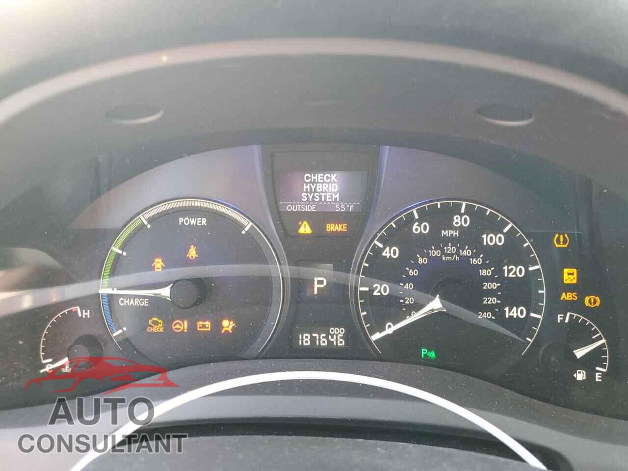 LEXUS RX450 2010 - JTJBC1BA2A2028073
