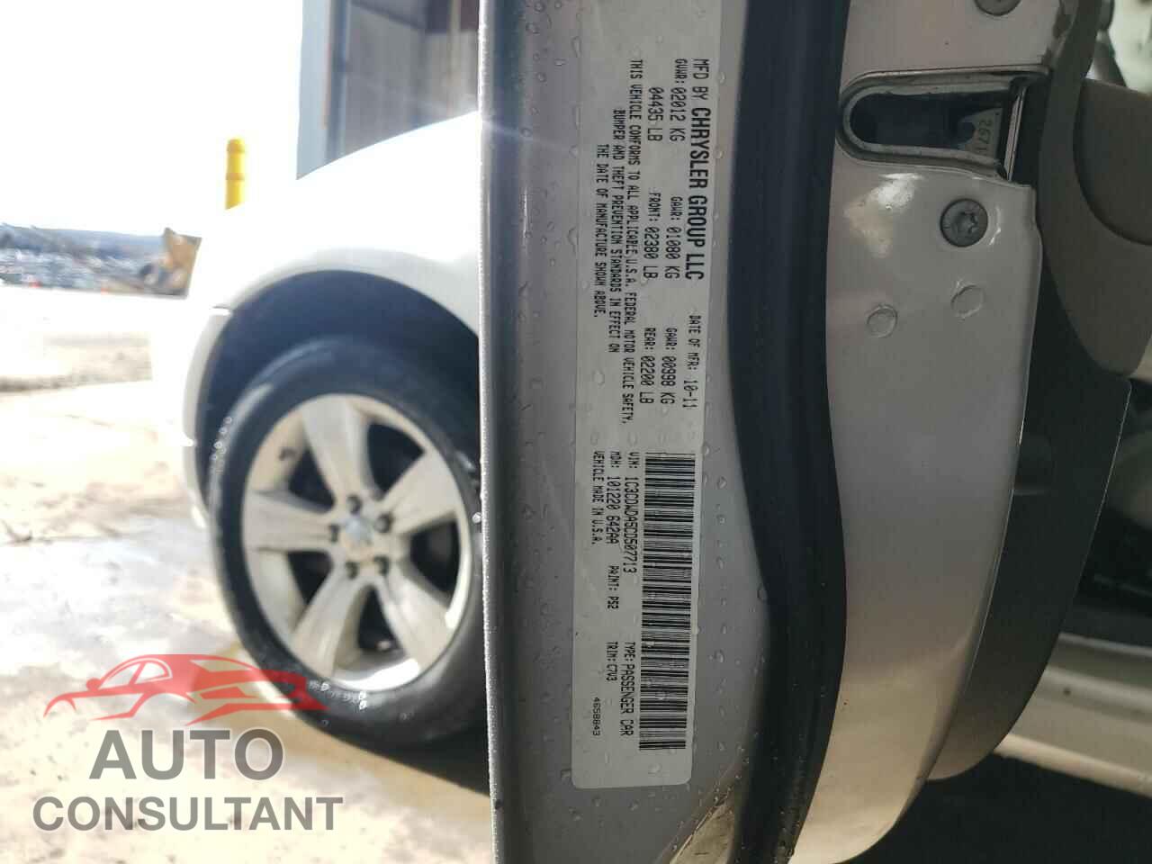 DODGE CALIBER 2012 - 1C3CDWDA5CD507713