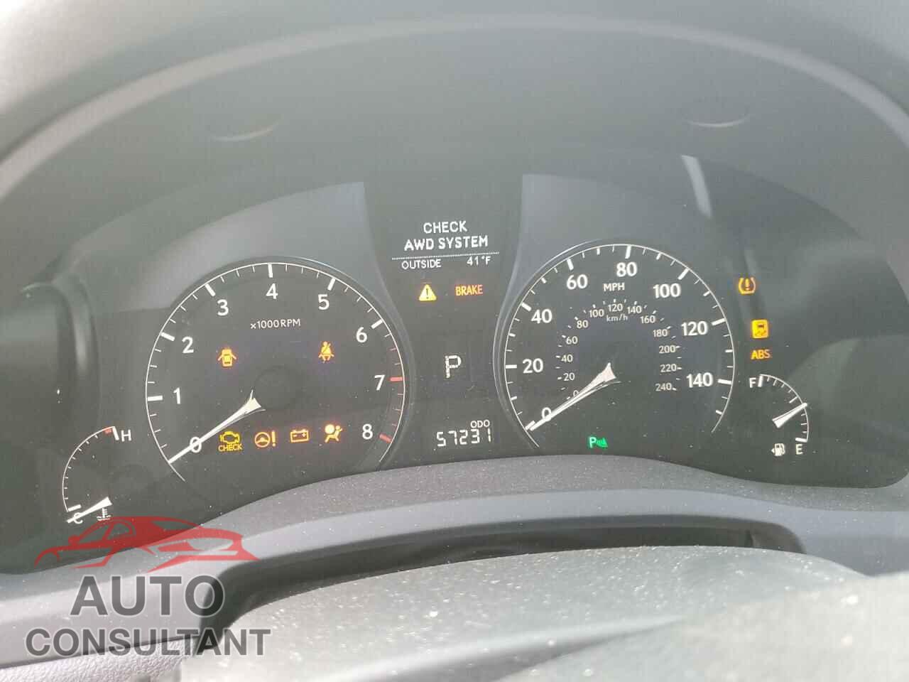 LEXUS RX350 2011 - 2T2BK1BAXBC106295