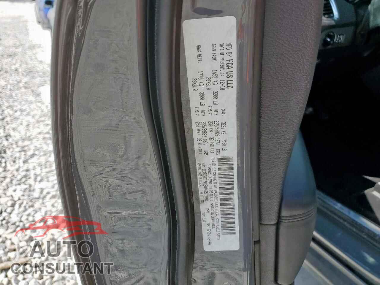 DODGE DURANGO 2019 - 1C4SDHCT7KC604485
