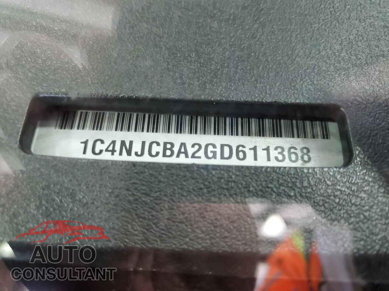 JEEP COMPASS 2016 - 1C4NJCBA2GD611368