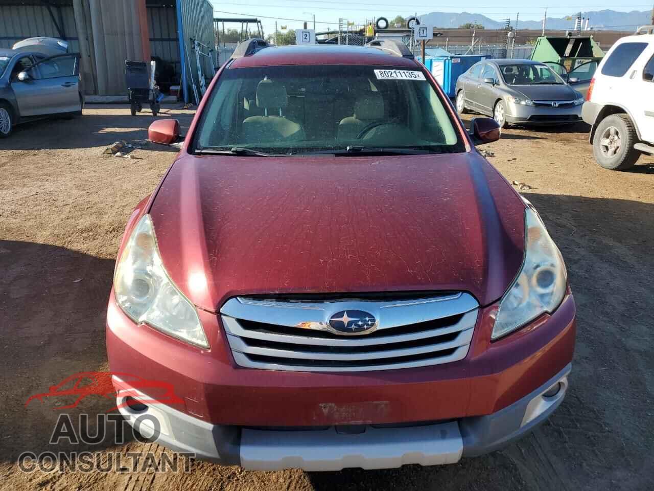 SUBARU OUTBACK 2011 - 4S4BRBLC3B3356567