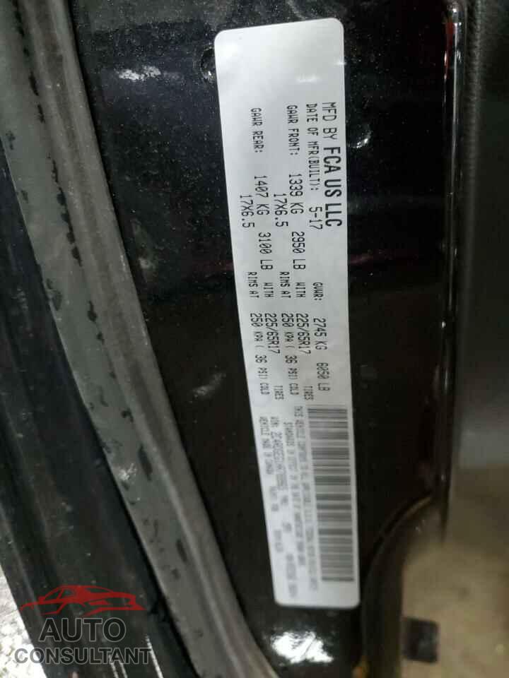 DODGE CARAVAN 2017 - 2C4RDGEG1HR789965