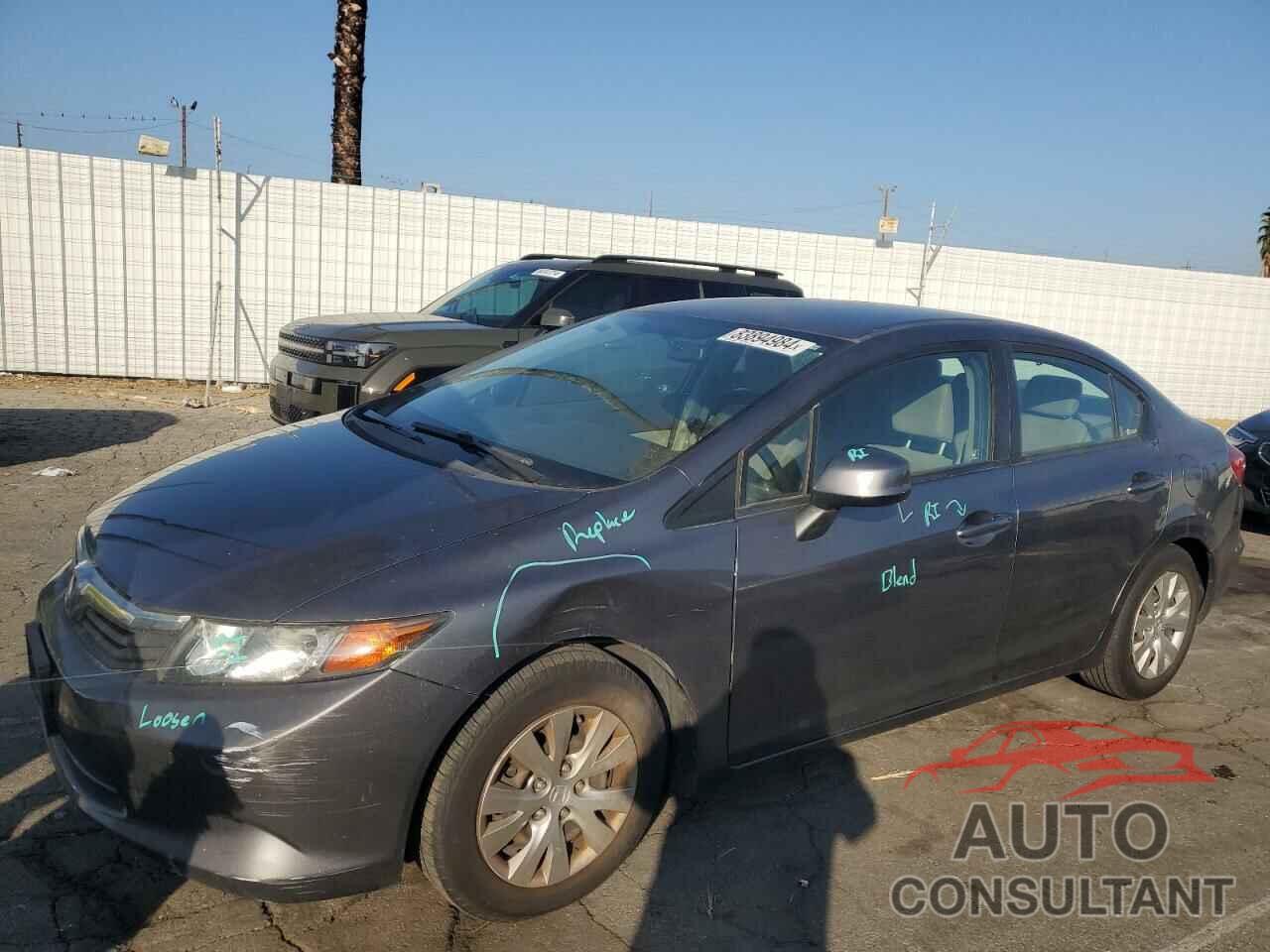 HONDA CIVIC 2012 - 19XFB2F51CE389181