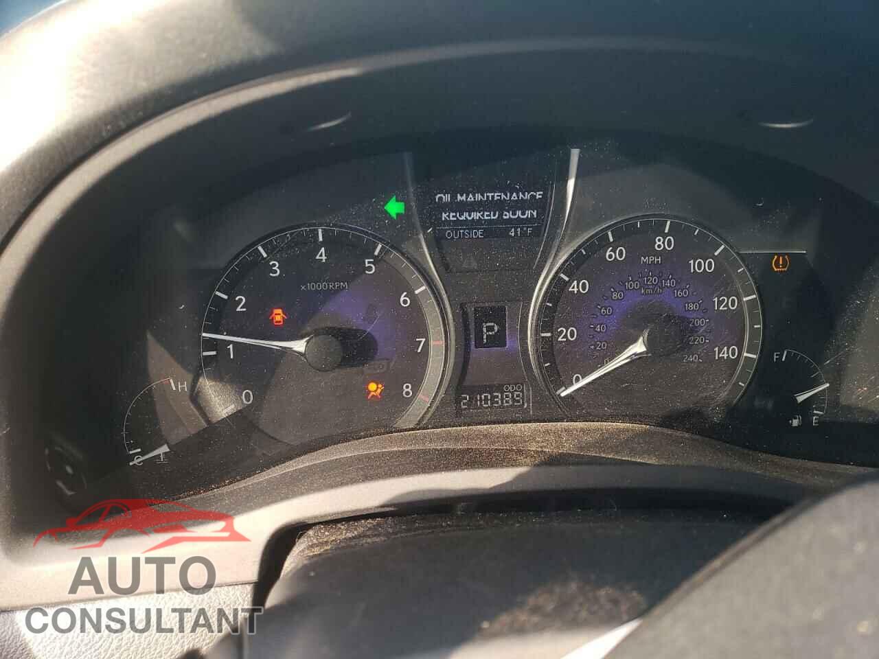 LEXUS RX350 2011 - 2T2BK1BAXBC096237