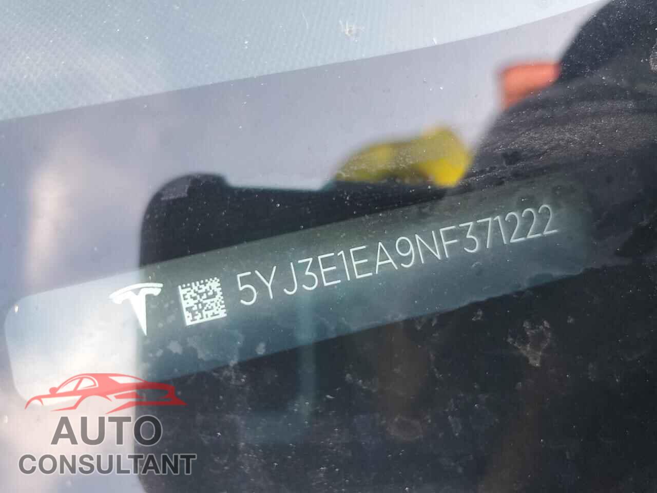 TESLA MODEL 3 2022 - 5YJ3E1EA9NF371222