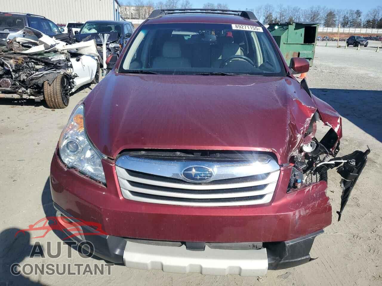 SUBARU OUTBACK 2011 - 4S4BRBKC8B3407790