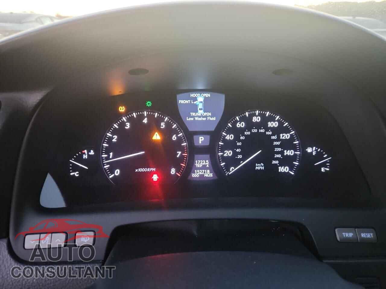 LEXUS LS460 2010 - JTHBL5EFXA5098757