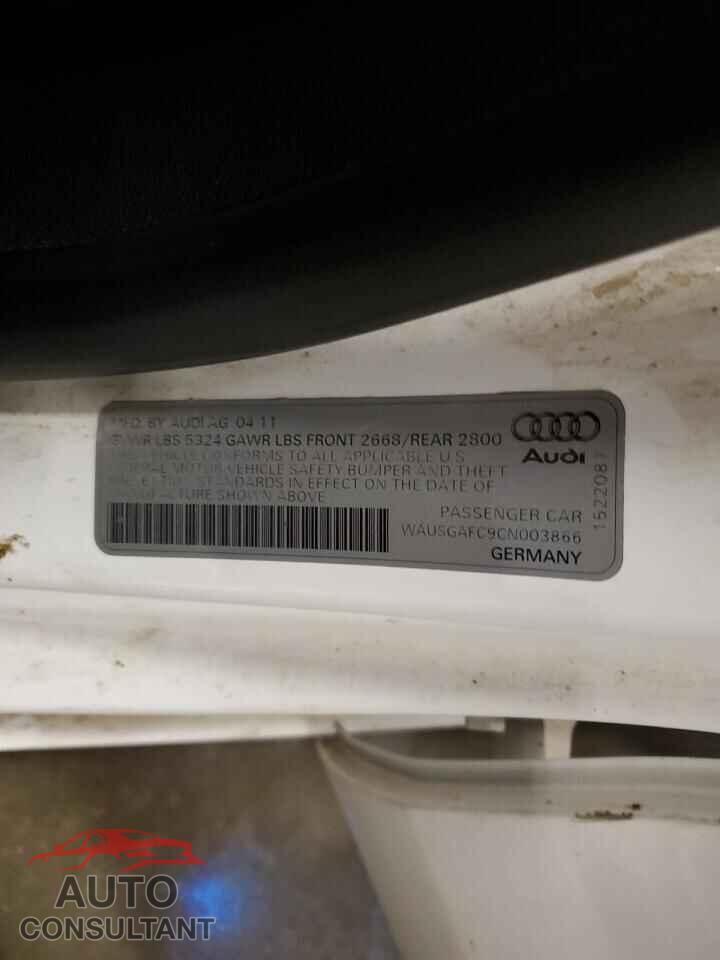 AUDI A7 2012 - WAUSGAFC9CN003866