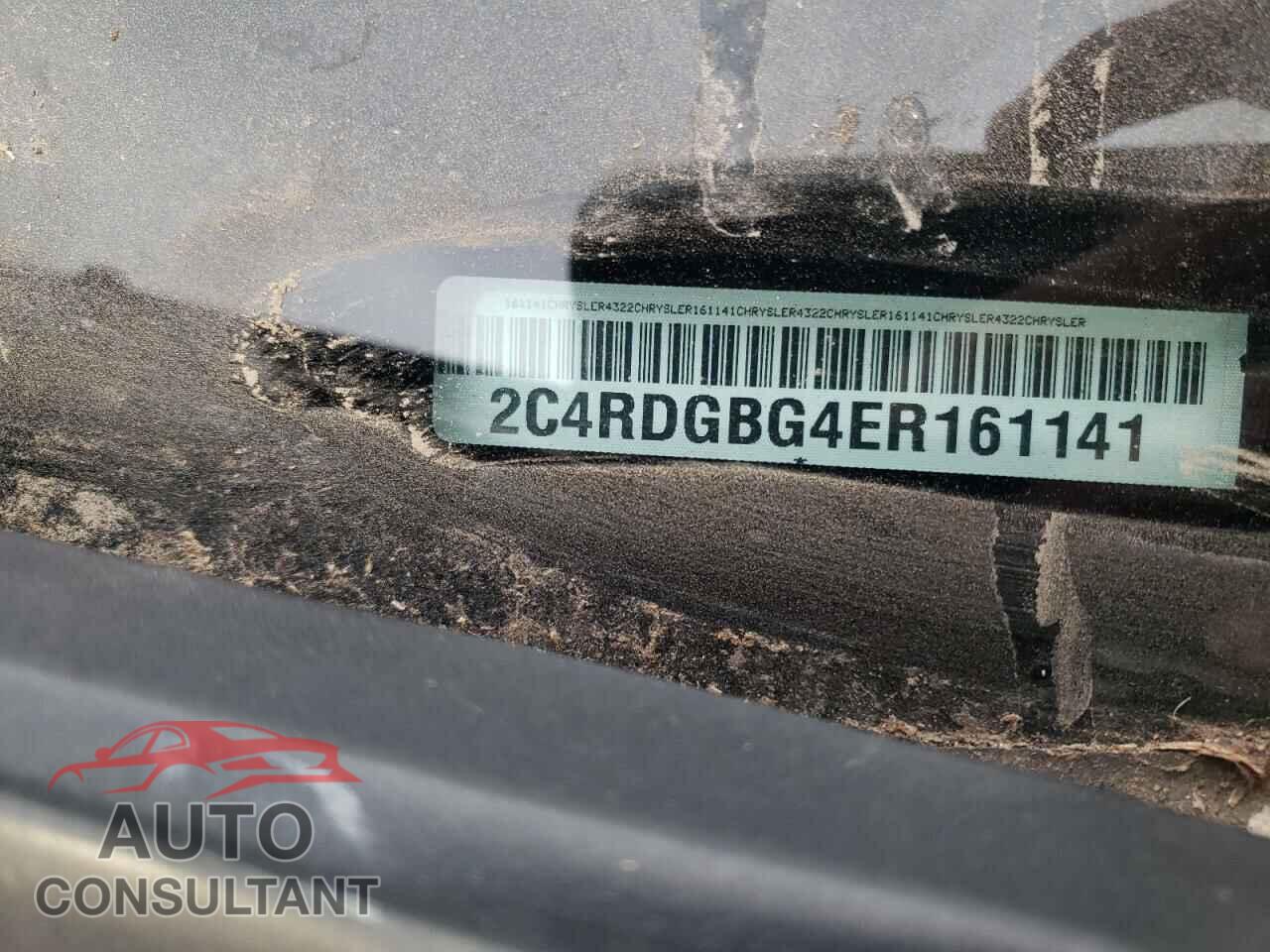DODGE CARAVAN 2014 - 2C4RDGBG4ER161141