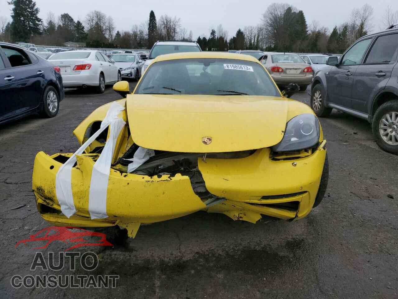 PORSCHE CAYMAN 2017 - WP0AB2A86HS285723