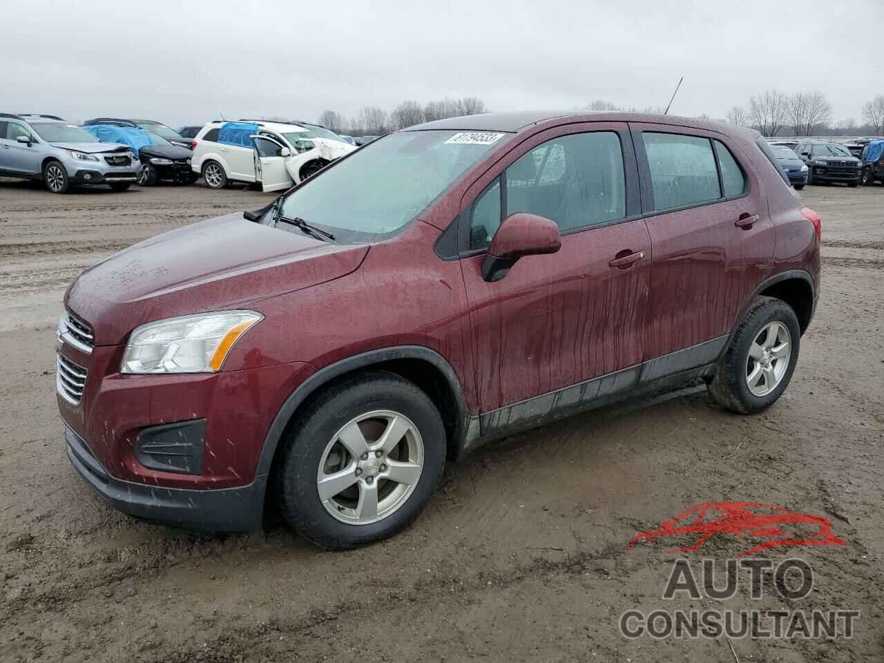 CHEVROLET TRAX 2016 - 3GNCJNSB8GL276789