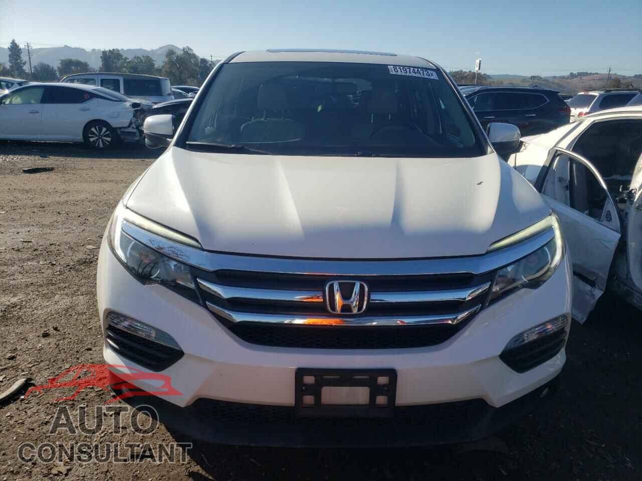 HONDA PILOT 2017 - 5FNYF5H58HB035865