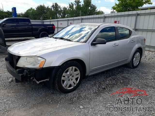 DODGE AVENGER 2012 - 1C3CDZAB8CN242682