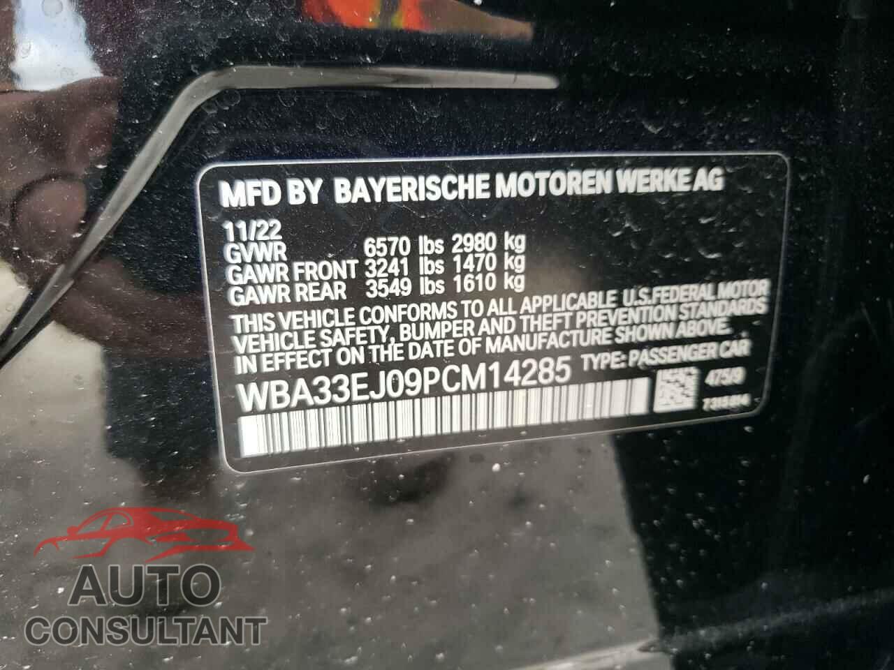 BMW 760 XI 2023 - WBA33EJ09PCM14285