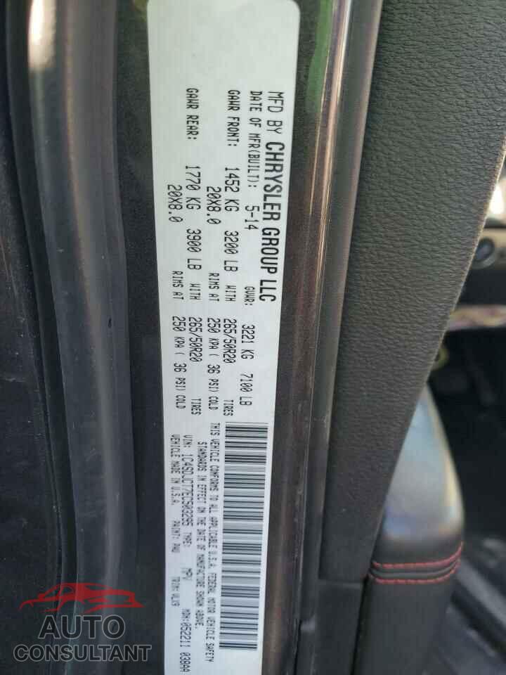 DODGE DURANGO 2014 - 1C4SDJCT7EC503295