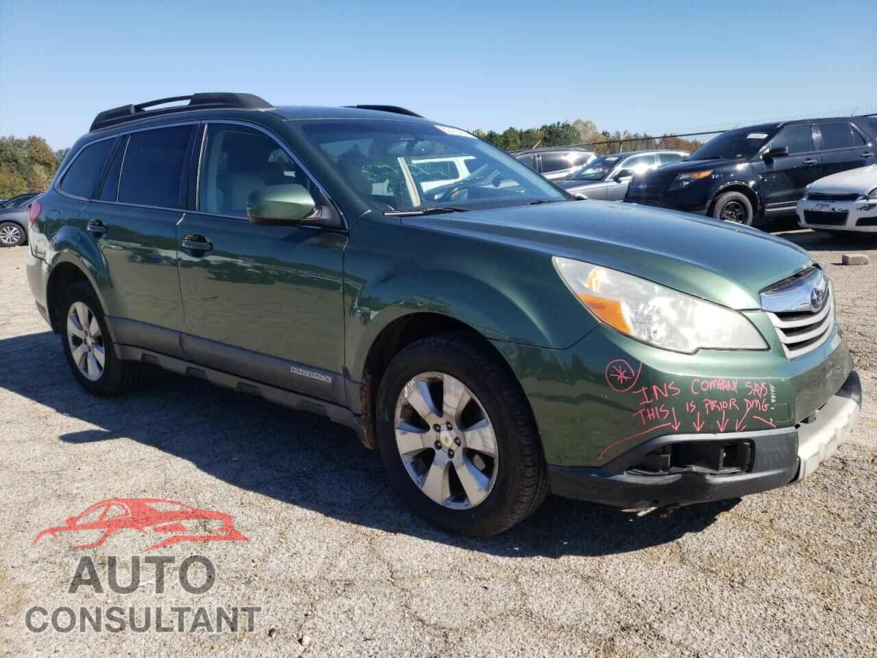 SUBARU OUTBACK 2011 - 4S4BRBLCXB3405943