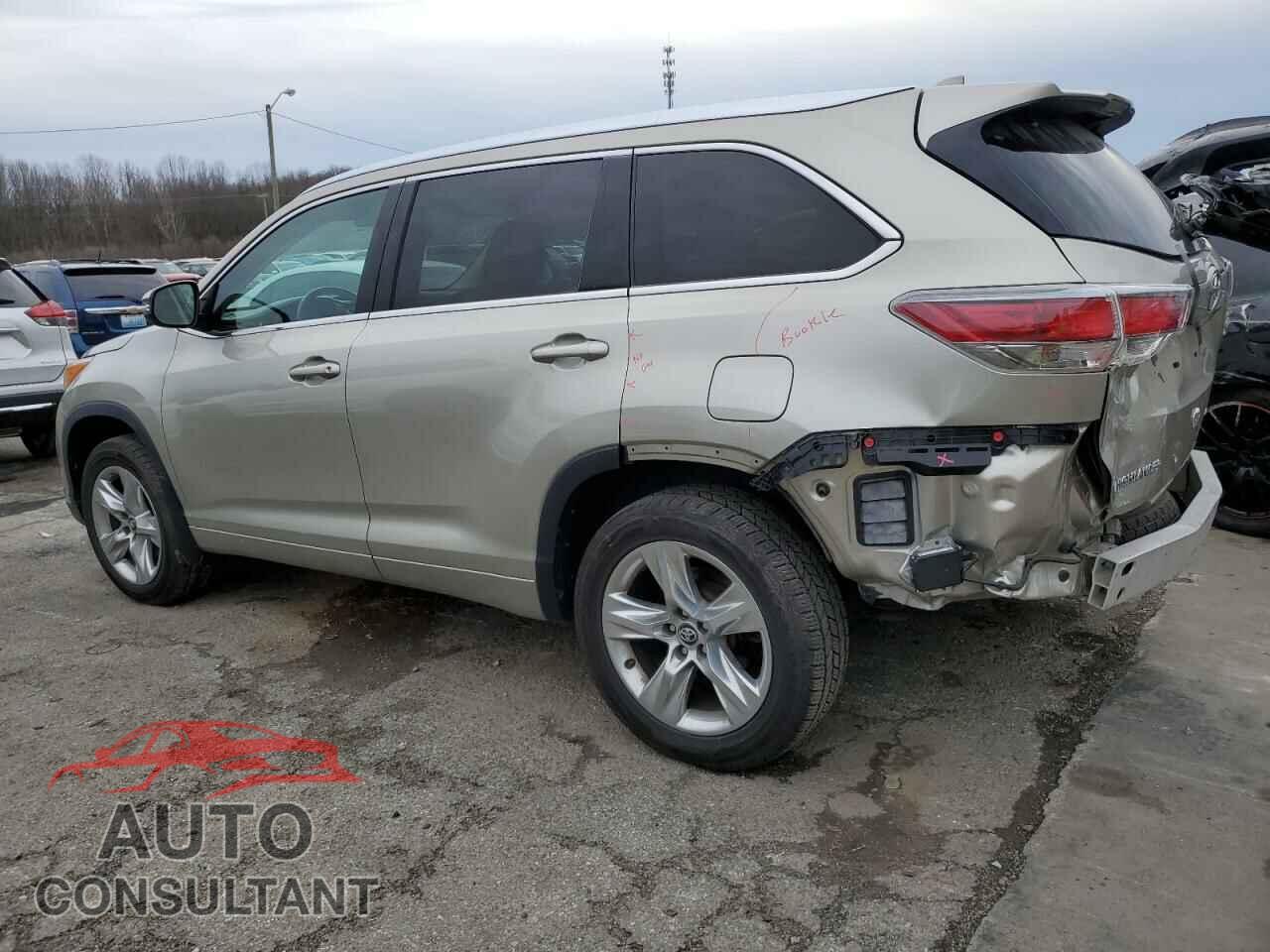 TOYOTA HIGHLANDER 2016 - 5TDDKRFH3GS320997