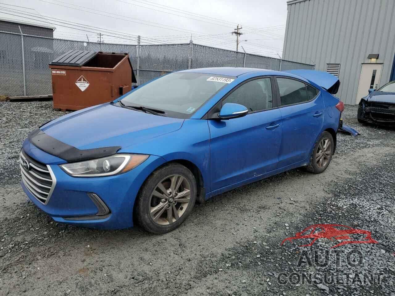 HYUNDAI ELANTRA 2017 - KMHD84LF2HU324634