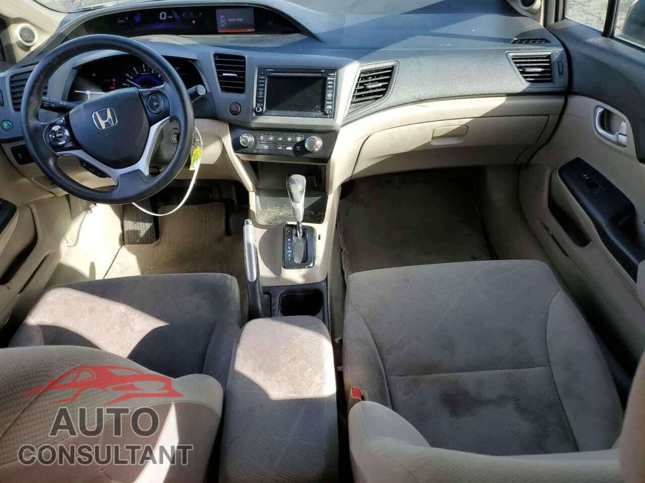 HONDA CIVIC 2012 - 19XFB2F85CE307303