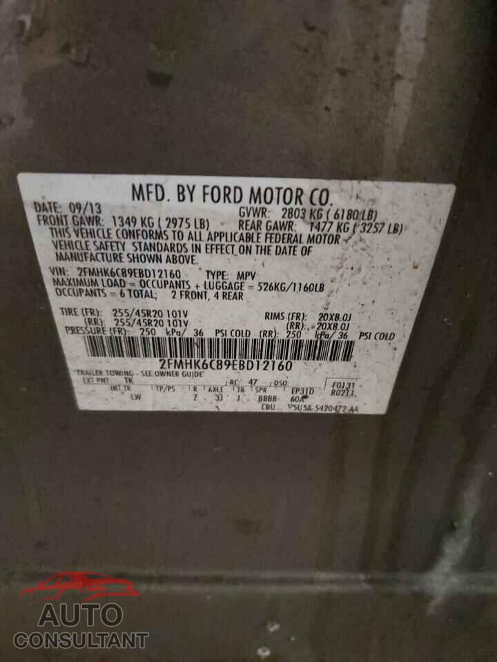 FORD FLEX 2014 - 2FMHK6C89EBD12160