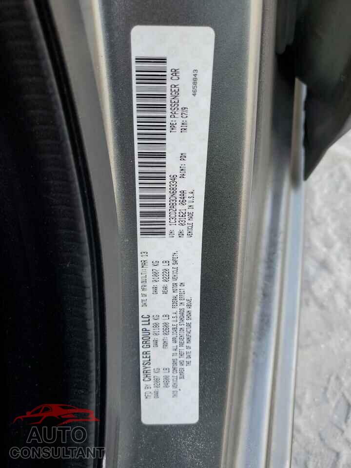 DODGE AVENGER 2013 - 1C3CDZAB3DN683346