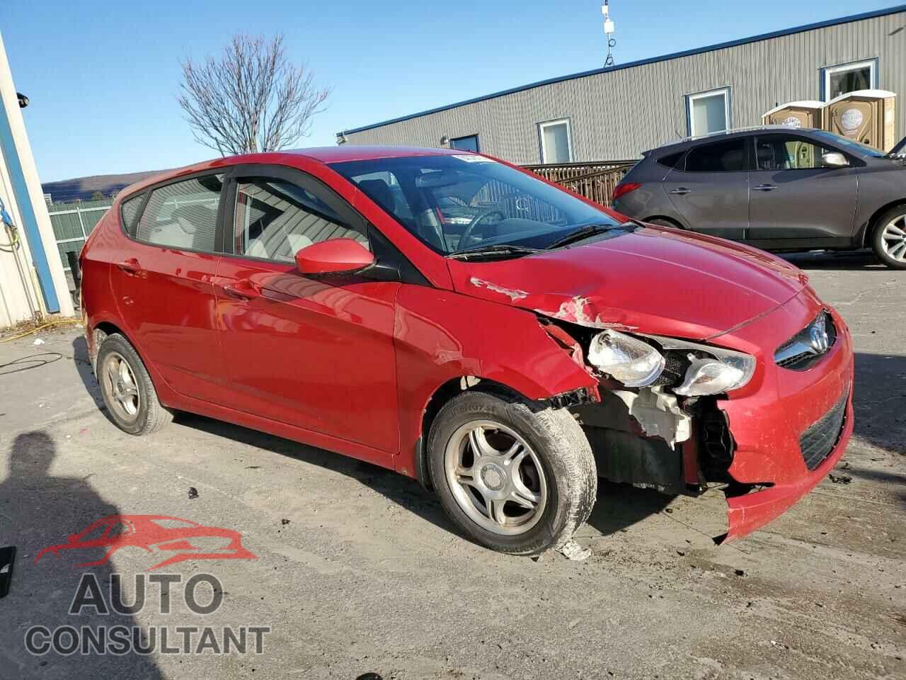 HYUNDAI ACCENT 2012 - KMHCT5AE5CU041616