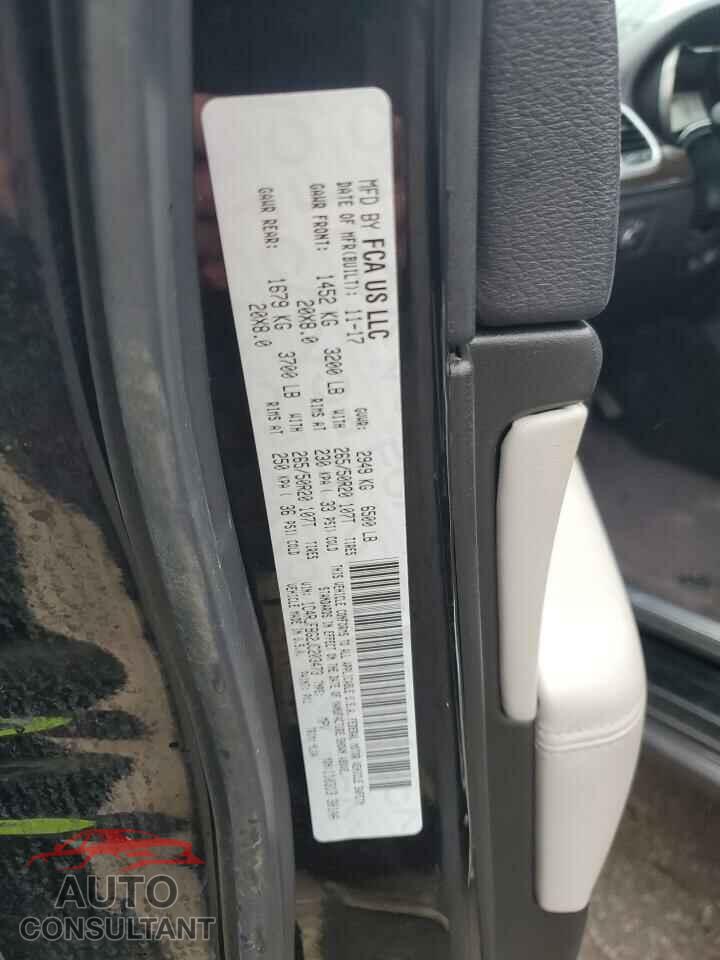 JEEP GRAND CHER 2018 - 1C4RJFBG2JC203473